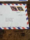 Lot Of 4 1996 Japan Hong Kong Airmail Covers Commemorative Stamps Postal