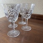 Set Of 4 Waterford Crystal ashling 5 7 8 Wine Goblet Glasses