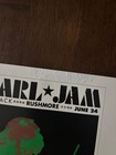 Pearl Jam  Mini Poster  Minneapolis 1998  Frank Black  Ward Sutton  Rare 