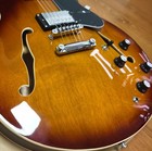 Ship Us Es-335 Semi-hollow Electric Guitar     Vintage Sunburst Finish  F-holes