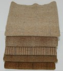 Hand Dyed Rug Hooking Wool Mill-dyed    walnut Shells-ii   5-pc  Collection 