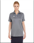Under Armour Women   s Tech Polo Shirt Medium Loose Fit Athletic Heat Gear Dry New