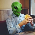 Halloween Alien Mask Scary Latex Mask Full Head Mask For Halloween Costume Party