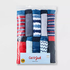 10 Pack Cat   Jack Underwear Boys Size Medium 8 Cotton Boxer Briefs 66-74 Lbs