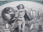 Playboy Enterprises Share Certificate Voluptuous Goddess Twin Towers Vignette