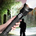 2500000lm Rechargeable Xhp90 Led Flashlight Tactical Super Bright Zoom Torch