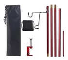 Portable Folding Lantern Stand Pole - Collapsible Light Holder For Camping  Fish