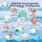 3 Pack Niacinamide Whitening Toothpaste natural Whitening Fluoride Toothpaste  N