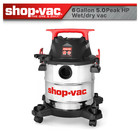 Shop-vac 6 Gallon Wet dry Vacuum  5 0 Peak Hp  Stainless Steel Tank New sale 