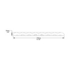 Outwater 9-7 8  X 78-3 4  Primed White Hill Trace 3d Wall Panel