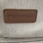 Mommore Beige Canvas Backpack Diaper Bag With Multiple Pockets Adjustable Strap