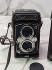 Nice    Yashica Yashica-d Black Twin Lens Reflex Tlr Camera 120mm Film W  Case