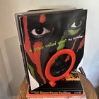 Vintage Rare Mid Century Modular Record Holder Stand Display Red Orange Plastic