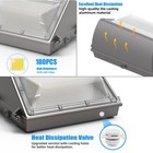 Led Wall Pack Light 150w 18000lm  Waterproof Commercial Security Outdoor Lights