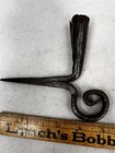 Antique Candle Holder Sticking Tommy Peg Beam Wall Forged Iron Original 18th C 