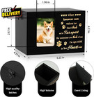 Pet Urns For Dog Or Cat Ashes Wooden Funeral Cremation Urns With Photo Frame    