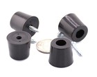 1    Diameter X 3 4    Height Rubber Feet  Bumpers Spacers  Includes Mounting Screws