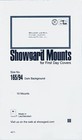 20 Showgard Black Quality Stamp Mounts 165 94mm For First Day Covers 2 Packs New
