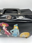 1965 Barbie And Francie Lunchbox Black Vinyl Thermos Not Included Vintage Mattel
