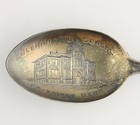 Nebraska Souvenir Spoon Sterling Silver Coleridge Pub School Vintage Collector s