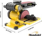 4 3a Belt Sander 4 X 36 In  Belt 6 In  Disc Sander With Double Dust Exhaust Port