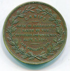 Geo Washington 1861 Bronze Medal  mint Oath  Hr   30 75mm    Lotfeb4516