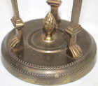 Antique Athenian Egyptian Revival Lion-head Incense Burner Brass 10 Inch Heavy