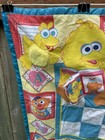 Vintage Playskool Muppets Sesame Street Baby Activity Play Mat Blanket Satin Edg