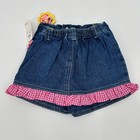 Vintage Y2k Strawberry Shortcake Skort Girls 18 Months Embroidered Ruffle 2004 