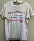 Vintage 1980 Grateful Dead T Shirt White Color 2 Side Warfield Theatre Bth46