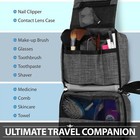 3 Compartment Large Travel Cruise Portable Hook Hanging Toiletry Organizer Bag