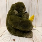 Embrace Gorilla Monkey Plush Holding Banana Looking Sideways 8 Inch