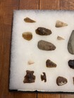 Antique Original Native American Arrowheads Framed Found Wyoming Estate