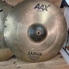 X2 Sabian 18  Aax X-plosion Crash   Freq Cymbal Brilliant  cracked 