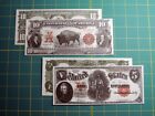 20th Century Lt   Silver Certificates Reproduction Us Currency Paper Money Copy
