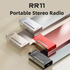 Fiio Rr11 Portable Fm Radio Receiver W analog Pvr Tuning  64mhz-108mhz  black 
