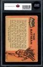 1966 Topps Usa Black Bat Batman  1 The Batman Rookie Card  Graded Ksa 3 Vg