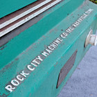 Rock City Machine Book Joint Creasing Machine Pneumatic Heated Bookbinder Press