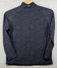 Storm Creek United Rentals 1 4 Zip Long Sleeve Shirt Blue Camo Men s Size L