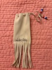 Native American Hand Beaded Leather Medicine Bag