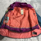Burton Dryride Hart Snowboard Jacket Youth Girls Large 14 16 Blue Purple Coat
