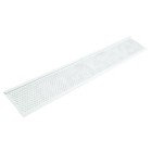 10-piece 36  White Vinyl Snapin Gutter Cover Mesh Guard Screen 30ft Linear Total
