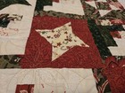 Christmas Lap Quilt Throw Or Wall Hanging 35  X 47  Quilters Estate Sale 