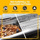 Gutter Guard Leaf Protection Aluminum Cover No Rust  Easy Install No Roof Damage