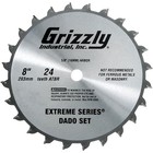 T26696 Grizzly Extreme Series 8  Dado Set