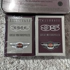 1998 Harley Davidson 95th Anniversary Collector Tin And 2 Decks Playing Cards Hd