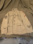 Ww1 Us Uniform Rare 31st Id Correct Collar Discs Insignia Wound Stripe