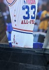 Rare Larry Bird Nba All-star Banner Boston Celtics 20in X 60in Scroll Poster