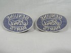 Vintage Pair Of Ford Genuine Parts Embroidered Nhra Racing Patches 4 x2 5  Nos