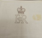 Queen Elizabeth Ii Coronation Coach Procession Vintage Hanky 1953 12  X 12 